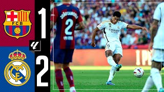 Barcelona 12 Real Madrid  HIGHLIGHTS  LaLiga 202324 [upl. by Adnoluy807]