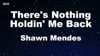 Theres Nothing Holdin Me Back  Shawn Mendes Karaoke 【With Guide Melody】 Instrumental [upl. by Auhsaj644]