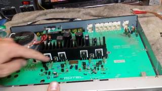 Servicing a Rotel RA01 Integrated amplifier [upl. by Einavoj]