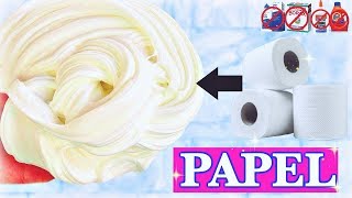 SLIME SIN PEGAMENTO Y SIN BORAX Ep8  SLIME CON PAPEL  3 NUEVAS RECETAS DE SLIME [upl. by Lainahtan]