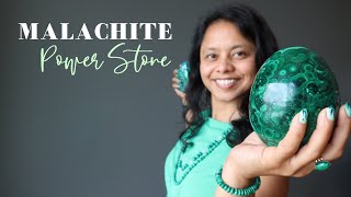 Malachite Stone  AZ Satin Crystals Meanings [upl. by Enelyt]