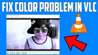 How to Fix Color Problem in VLC Player  VLC Color Shows Purple Screen [upl. by Retsbew]