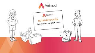 Wie funktioniert der Hotelgutschein von Animod [upl. by Tsew]