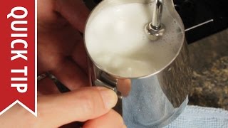 How to AutoFroth Milk for Lattes [upl. by Swirsky]