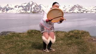 East Greenland Drum Dancing [upl. by Enelloc]