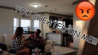 CHEATING ON HUSBAND PRANK  GETS EMOTIONAL [upl. by Frayda]