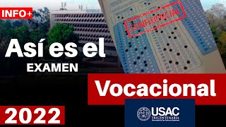 😱ASÍ es el VOCACIONAL USAC  TIPS  ADMISIONES USAC 2022 [upl. by Crain]