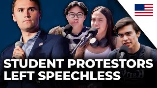 Charlie Kirk Vs Liberal Students Highlight Reel [upl. by Ahseuqal685]