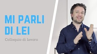 Quando il selezionatore domanda mi parli di lei [upl. by Manson]