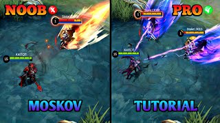 MOSKOV TUTORIAL 2024  MASTER MOSKOV IN JUST 14 MINUTES  BUILD COMBO AND MORE  MLBB [upl. by Eibloc]