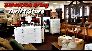 Salvation Army Thrift Store  Great Quality Furniture And Deals [upl. by Birgit275]