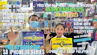 PRICE DROP SA IPHONE 14 PRO MAX 11 12 13 PRO MAX XR XS MAX MACBOOK SA GREENHILLS JANUARY 2023 [upl. by Vanya]