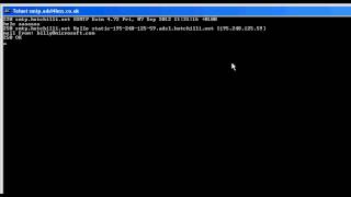 How to test an SMTP server  Send email from command prompt [upl. by Ioves322]