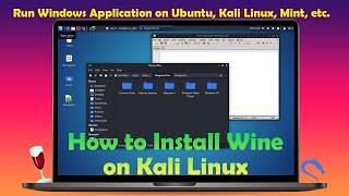 How to Install Wine 🍷 on Kali Linux  Kali Linux 20211 [upl. by Ribaudo207]