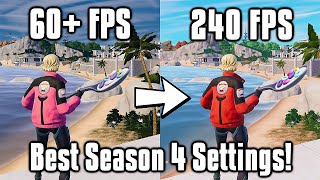 Fortnite Season 4 Settings Guide  FPS Boost Colorblind Modes amp More [upl. by Nauqes]