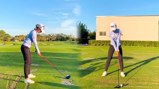 LYDIA KO GOLF SWING 2021  IRON amp DRIVER  SLOW MOTION 240FPS HD [upl. by Gan350]