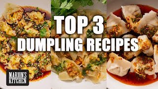 Top 3 Dumpling Recipes  Marions Kitchen [upl. by Levania]