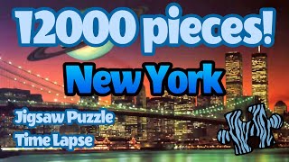 12000 piece Ravensburger puzzle time lapse [upl. by Dagall]