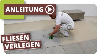 Fliesen verlegen  planeo DIY Tiles [upl. by Milissa]