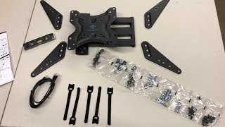 TV Wall mount unboxing and install Review [upl. by Salkin]