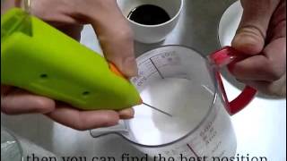 How To Make Latte Art with Mini Milk Frother [upl. by Peters]