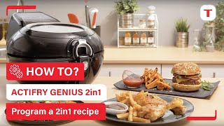 How to program your ActiFry Genius 2in1  Tefal [upl. by Suhsoj]