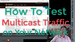 How To Test Multicast Traffic on Your Network [upl. by Meit922]