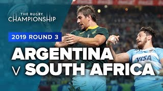 Argentina v South Africa  2019 TRC Rd 3 Highlights [upl. by Mcconaghy]