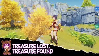 Genshin Impact  Treasure Lost Treasure Found Guili Plains puzzle  Luxurious Chest [upl. by Adnahsar]