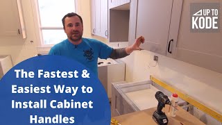 The Fastest amp Easiest Way to Install Cabinet Handles [upl. by Stagg485]