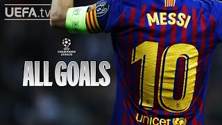 Every LIONEL MESSI UEFA Champions League goal [upl. by Sabra]