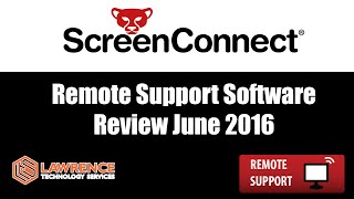 ScreenConnect Remote Support Software Review [upl. by Nnylasor888]