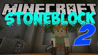 Minecraft Stoneblock 2 Ep1 Growing A Tree [upl. by Berke224]