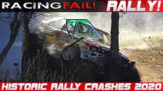 Historic Legend Rally Cars Crash Compilation 2020 [upl. by Vashtee]