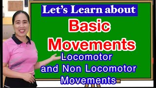 Locomotor and NonLocomotor MovementsDefinitions and Examples [upl. by Nairret]