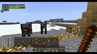 Minecraft Mod Showcase  Harry Potter Wands  1710  AWESOME MAGIC [upl. by Ainecey]