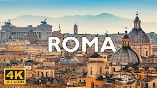 Rome Italy 🇮🇹  4K Drone Footage With Subtitles [upl. by Wey]