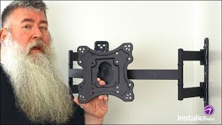 InstallerParts Episode 16  Corner TV Wall Mount With Tilt And Swivel [upl. by Arata176]