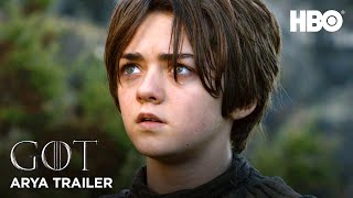 Game of Thrones  Official Arya Stark Trailer HBO [upl. by Wycoff515]