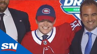 Montreal Canadiens Select Cole Caufield 15th Overall In 2019 NHL Draft [upl. by Airamesor]