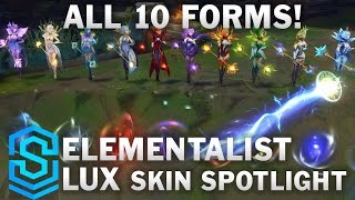 Elementalist Lux Ultimate Skin Skin Spotlight  PreRelease  League of Legends [upl. by Stanford]