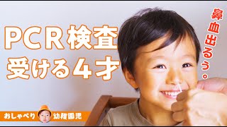 ４才の子どもがPCR検査受けてみた！痛い？やり方解説 [upl. by Katz]