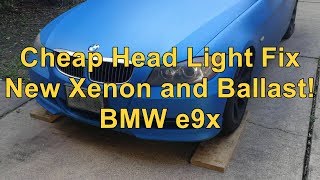 BMW Xenon Headlight and Ballast Replacement [upl. by Notrub393]