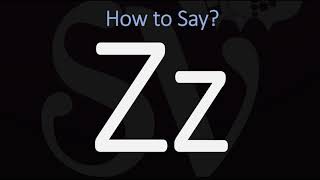 How to Pronounce Z Letter ZED or ZEE British Vs American Pronunciation [upl. by Rabjohn]