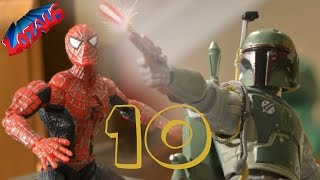 SPIDERMAN STOP MOTION Action Video PART 11 [upl. by Ellertnom]