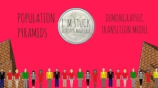 Demographic Transition Model and Population Pyramids  GCSE Geography [upl. by Onabru]