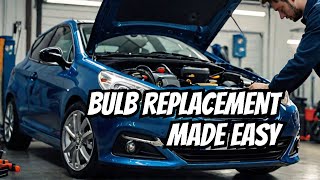 How to Change the Peugeot 206 Headlamp Bulb [upl. by Nyleuqaj]