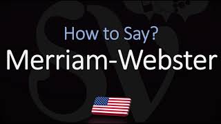 How to Pronounce Merriam Webster CORRECTLY [upl. by Enivid49]