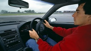 Ayrton Senna tests Honda NSXR at Suzuka 1992 [upl. by Margette]