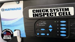 Howto Inspect Salt Cell  Hayward Aqua Plus [upl. by Eicyak]